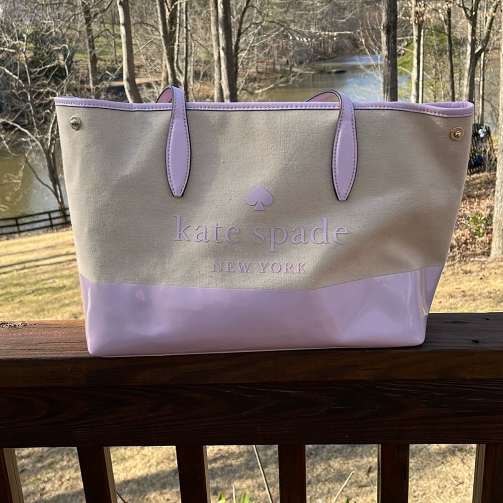 SOLD Kate Spade Canvas Tote Bag